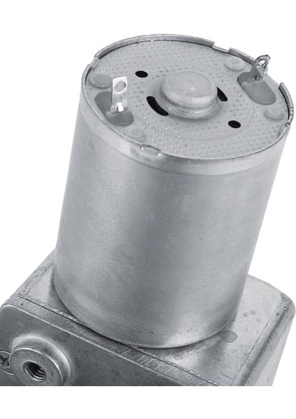 1 Adet DC12V 100 Rpm Sonsuz Dişli Motor Geri Dönüşümlü Yüksek Tork Turbo Dişli Motor Metal Redüktör Şanzıman (Yurt Dışından)