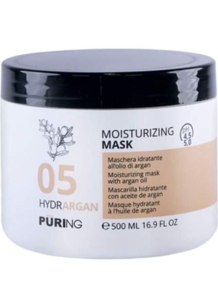 Purıng Hydrargan Moisturizing Kuru Saçları Nemlendirici Maske 500ML Key