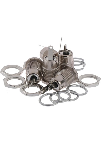 5 Adet DC099 5.5*2.5mm Dc Güç Jak Soketi Dişi Panel Montaj Konnektörü Karşılaşma (Yurt Dışından)