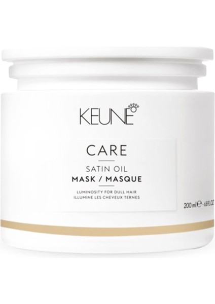Satin Oil Yumuşatıcı ve Nemlendirici Maske 200 ml