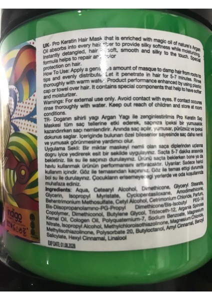 Pro Keratin Hair Mask Colagen Yıpranmış Saçlar 500ML fiyatları