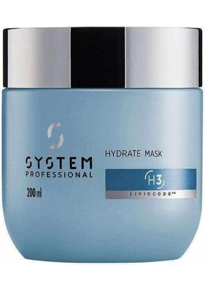 System Professional Hydrate Nemlendirici Saç Maskesi H3 200ML 4064666003078