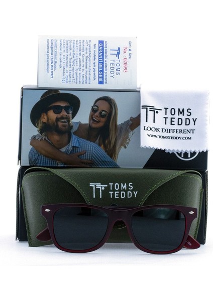 Polarize/uv Güneş Gözlüğü Bordo TT6001-2C505M modelleri