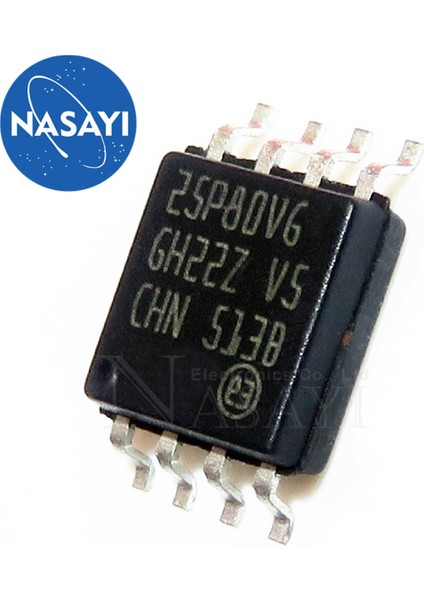 M25P80-VMW6G 25P80VG 25P80VAG Sop-8 (Yurt Dışından)