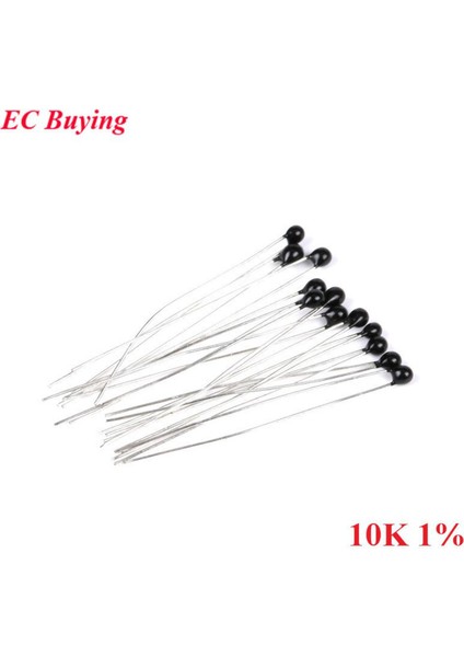 20 Adet Ntc Termistör Termal Direnç MF52 NTC-MF52-103/3435 10K Ohm R 103 3435 B Değeri 1% Termal Direnç Sıcaklık Sensörü (Yurt Dışından)