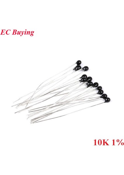20 Adet Ntc Termistör Termal Direnç MF52 NTC-MF52-103/3435 10K Ohm R 103 3435 B Değeri 1% Termal Direnç Sıcaklık Sensörü (Yurt Dışından)