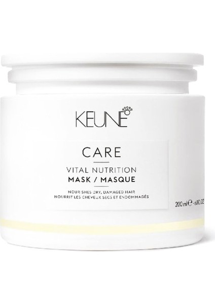 Vital Nutrition Maske 200 ml Cansız ve Hasarlı Saçlar Için Besleyici Maske fiyatları