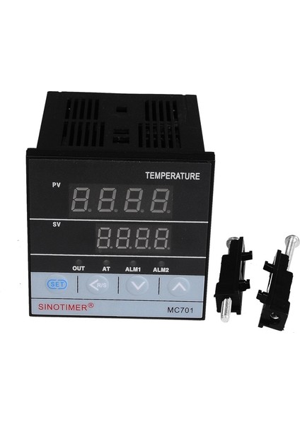 Sınotımer MC701 Dijital Pıd Sıcaklık Kontrol Cihazı Su Geçirmez K Tipi PT100 Sensör Giriş Rölesi Ssr Çıkışı (Yurt Dışından)