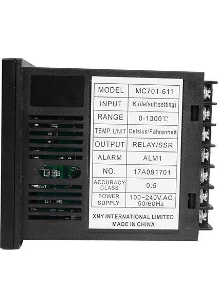 Sınotımer MC701 Dijital Pıd Sıcaklık Kontrol Cihazı Su Geçirmez K Tipi PT100 Sensör Giriş Rölesi Ssr Çıkışı (Yurt Dışından)