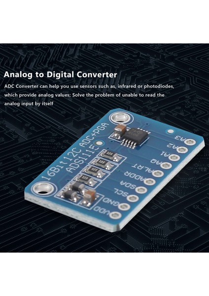 6 Adet ADS1115 Analog Dijital Dönüştürücü 16 Bit Adc Modül Dönüştürücü (Yurt Dışından)