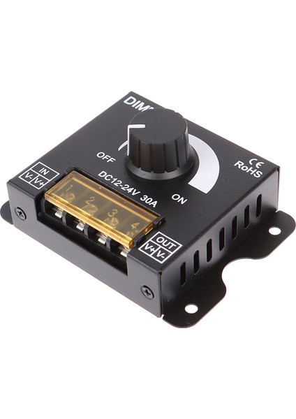 1 Adet DC12V-24V LED Dimmer 30A 360W Tek Renk Için Ayarlanabilir Şerit 5050/3528 (Yurt Dışından)