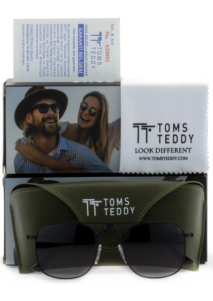 Polarize/uv Güneş Gözlüğü Metal Erkek Güneş Gözlükleri TT1078C108M