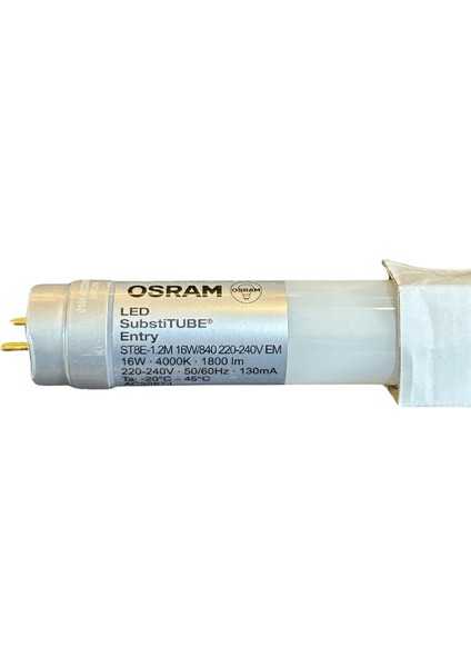 Substitube 16W 840 4000K (Günışığı) G13 Duylu LED Floresan (10 Adet)