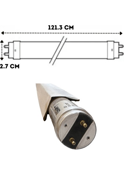 Substitube 16W 840 4000K (Günışığı) G13 Duylu LED Floresan (10 Adet)