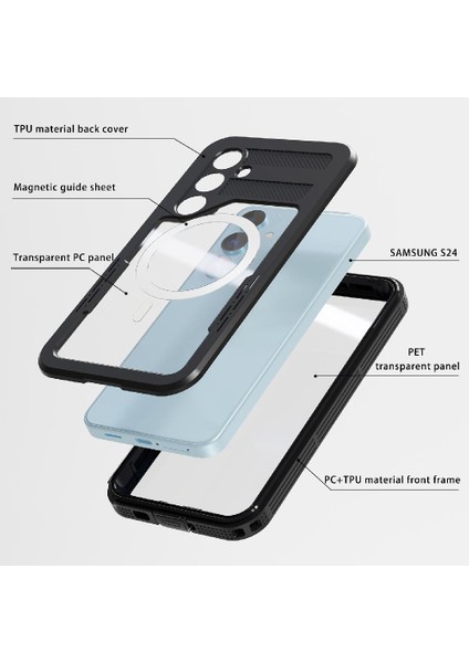 Samsung Galaxy S24 IP68 Su Geçirmez Tam 12FT Askeri Darbeye Dayanıklı (Yurt Dışından) fiyatları