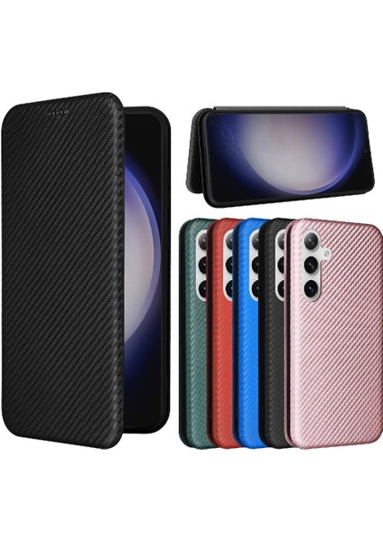 Samsung Galaxy S24 Ultra Tam Koruma Manyetik Karbon Fiber (Yurt Dışından)