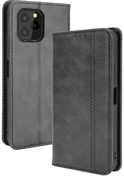 Oukitel C21 Pro Pu Deri Manyetik Kapatma Cüzdan Için Kılıf (Yurt Dışından)