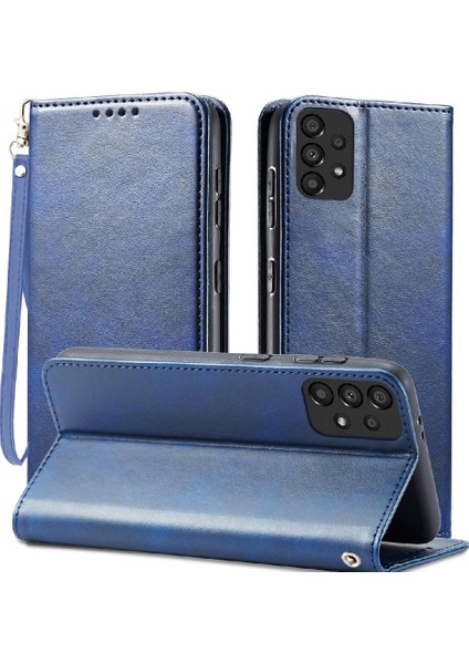 Manyi Mall Samsung Galaxy A52S 5g Tam Koruma Deri Folio Flip Case (Yurt Dışından)