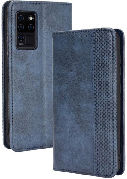Oukitel C21 Pu Deri Manyetik Kapatma Cüzdan Için Kılıf (Yurt Dışından)