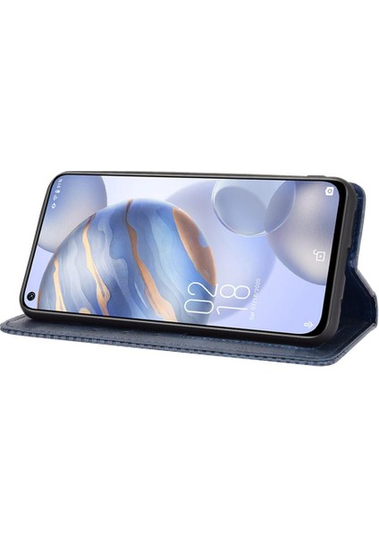 Oukitel C21 Pu Deri Manyetik Kapatma Cüzdan Için Kılıf (Yurt Dışından) modelleri