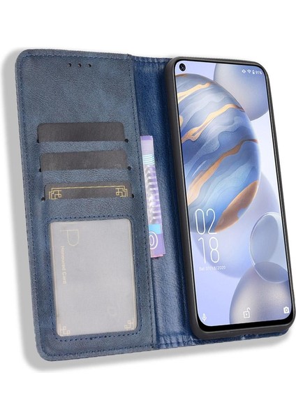 Oukitel C21 Pu Deri Manyetik Kapatma Cüzdan Için Kılıf (Yurt Dışından) indirimleri