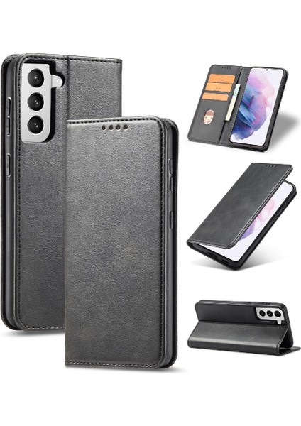 Samsung Galaxy S21 Artı Deri Kart Sahibinin ile Folio Flip Case (Yurt Dışından)