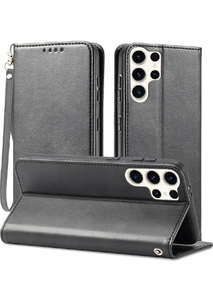 Kart Tutucu Kickstand Tam Kart ile Samsung Galaxy S23 Ultra Için Kılıf (Yurt Dışından)