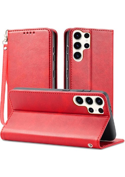 Kart Tutucu Kickstand Tam Kart ile Samsung Galaxy S23 Ultra Için Kılıf (Yurt Dışından)