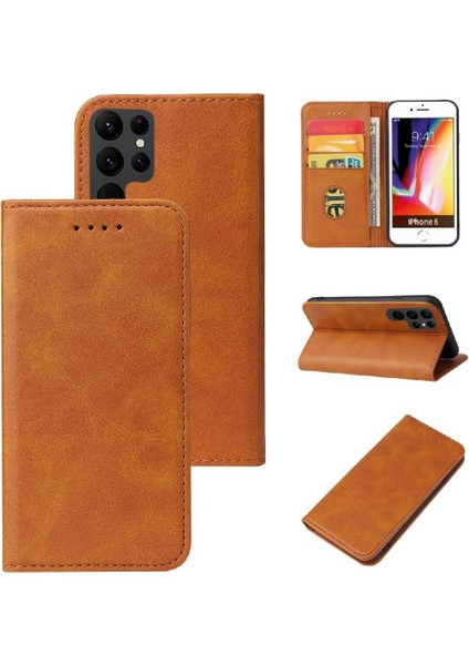 Samsung Galaxy S22 Ultra Kart Ekleme Kart Tutucu ile Tam (Yurt Dışından)