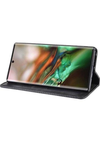 Samsung Galaxy Not 10 Için Kılıf Pu Deri Manyetik Kapatma Cüzdan (Yurt Dışından)