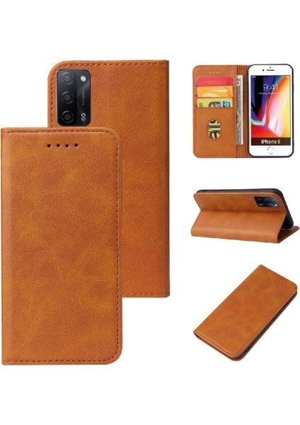 Kart Tutucu Kickstand ile Oppo Oppo 5G/A53S 5g Tam Koruma Için Kılıf (Yurt Dışından)