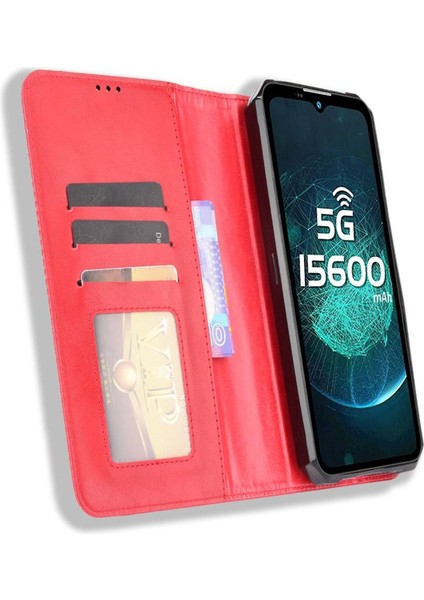 Oukitel WP15 Manyetik Kapatma Pu Deri Cüzdan Için Kılıf (Yurt Dışından) indirimleri