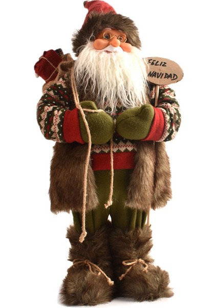Noel Baba Heykeli Noel 45CM (Yurt Dışından)