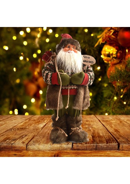 Noel Baba Heykeli Noel 45CM (Yurt Dışından)