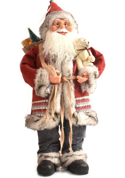 Noel Baba Heykeli Figürleri 45CM (Yurt Dışından)