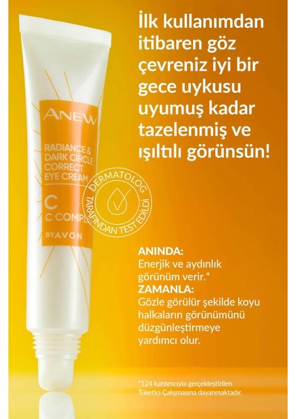 Anew Canlandırıcı ve Koyu Halka Görünümünü Hafifleten Göz Çevresi Bakım Kremi 15 Ml. indirimleri