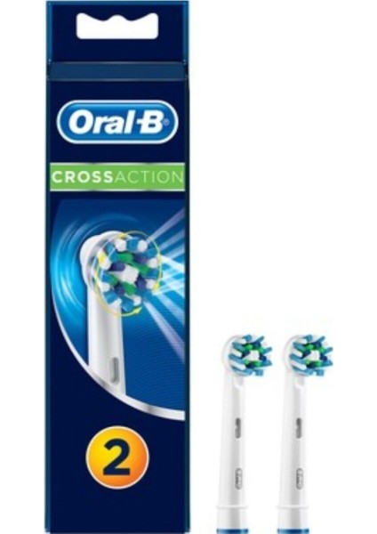 Oral B Şarjlı Yedek Uç Cross Action 2 Li