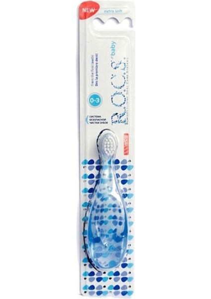 Baby 0-3 Yaş Bebek Diş Fırçası - Mavi Renk