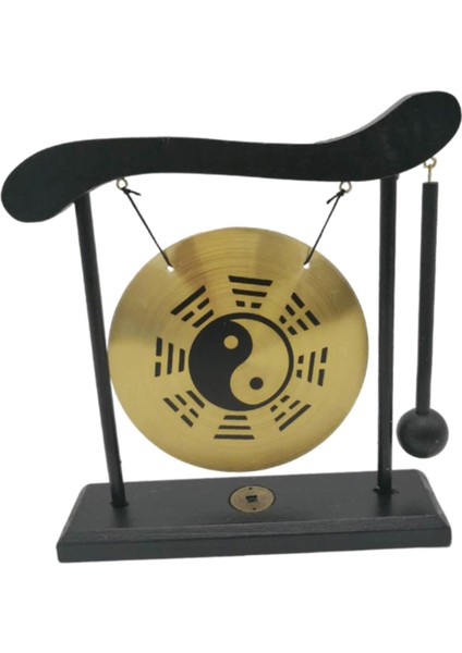 Gong Süs Standı ile Çin Bakır Gong Mini Rüzgar Çanları Pirinç Feng Shui (Yurt Dışından) fırsatları