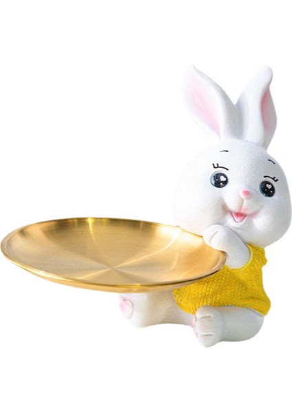 3D Tavşan Depolama Tepsisi Heykeli Reçine Tavşan Heykelcik Ş Çanak Süs 14 cm x 18 cm (Yurt Dışından) fırsatları