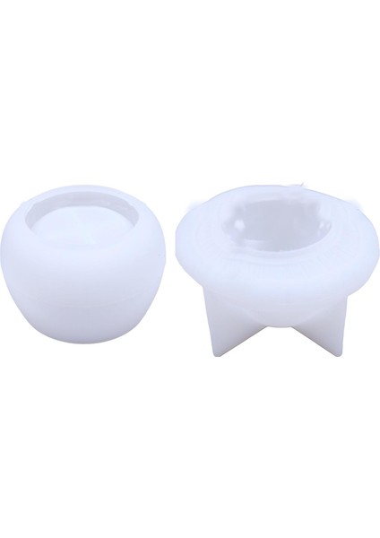 Takı Tepsisi Döküm Aracı El Yapımı Takı Yapımcısı 10.6CM10CMX6.3CM Beyaz (Yurt Dışından)