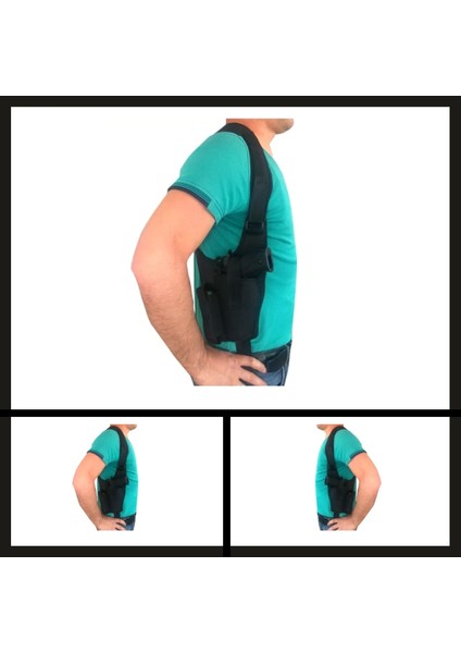 Uyguna-Yakala 9 mm Imperteks Şarjörlü Koltuk Altı KILIFI-VAK.300