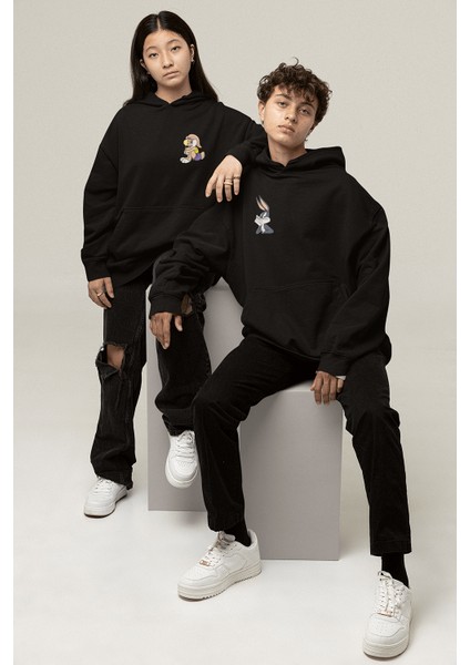 Bugs Bunny Sevgili/çift/arkadaşlık 2'li Kapşonlu Sweatshirt Seti fiyatları