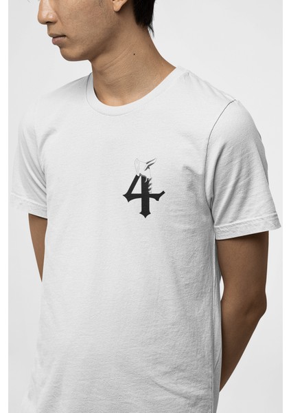 Bleach Ulqiorra 4 Ön Arka Baskılı Beyaz Tişört