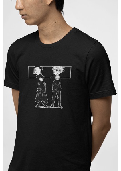 Jujutsu Kaisen Geto ve Gojo Tişört