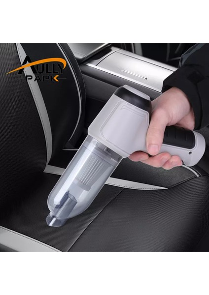 Şarjlı Süpürge Kablosuz Araba Akülü Otomatik Ev ve Araba Mini Kuru Elektrikli Süpürge