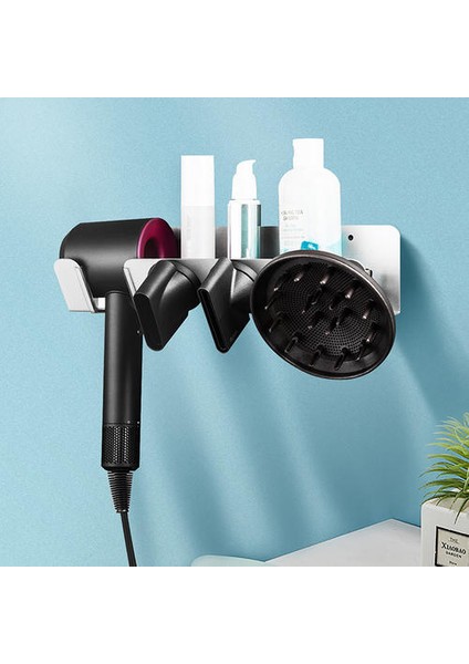 Saç Kurutma Makinesi Tutucu Banyo Depolama Organizatör Raf Alüminyum Duvara Montaj Banyo Donanım Aksesuarları | Depolama Tutucular & Amp;raflar (Yurt Dışından) fiyatları