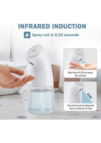 Akıllı Otomatik Sıvı Sabun Dağıtıcı Indüksiyon Köpük El Yıkama Cihazı Mutfak Banyo Için (Sıvı Olmadan) | Sıvı Sabunluk (Yurt Dışından)