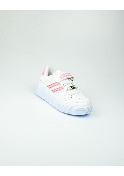 905 Beyaz Pembe Çocuk Sneaker