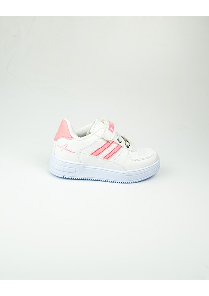 905 Beyaz Pembe Çocuk Sneaker